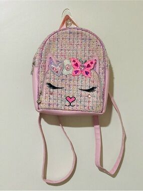 LIKE NEW Miss Gwen’s OMG Accessories Girls’ Tweed Mini Backpack‎